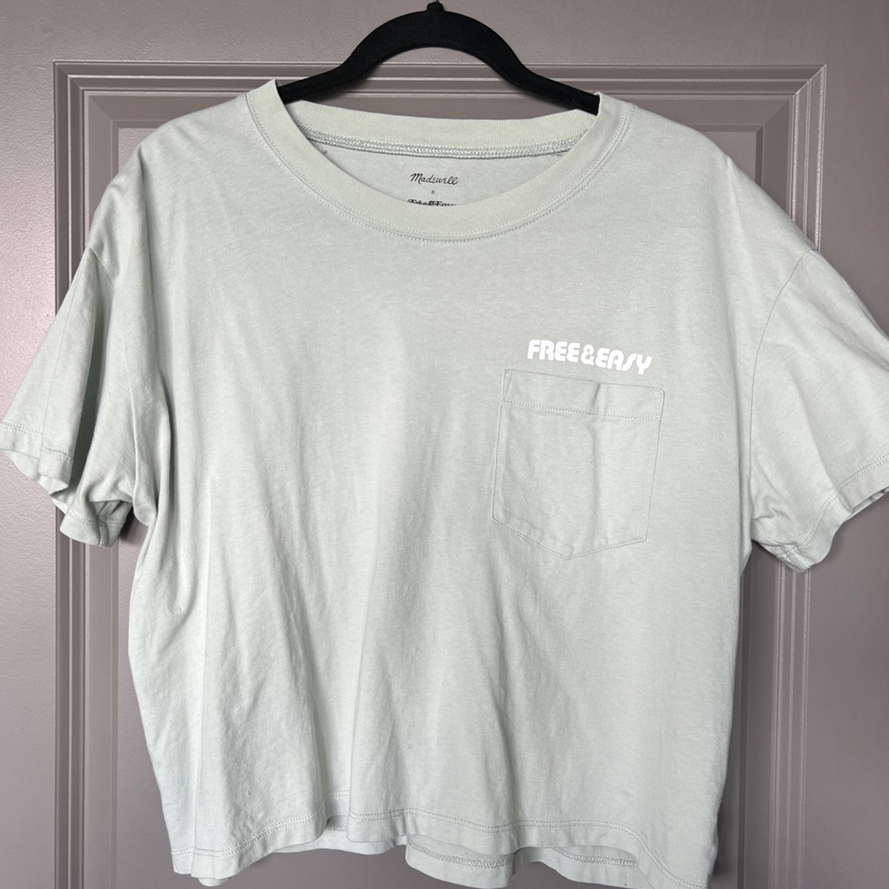 Madewell x Free & Easy crop tee - size L
